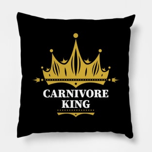 CARNIVORE KING MEAT LOVER BBQ PIT MASTER RANCHER HUNTER GIFT Pillow