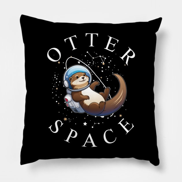 Otter Space Pillow by TheUnknown93