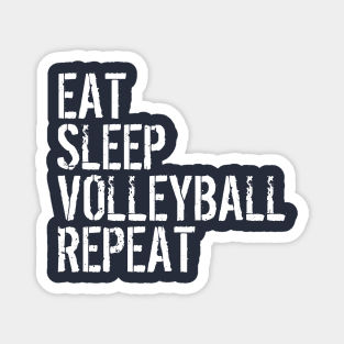 EAT SLEEP VOLLEYBALL REPEAT funny vintage retro Magnet