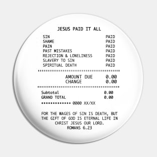 Holy Checkout: Jesus’ BOGO (Buy One, Get One) Redemption Deal Pin