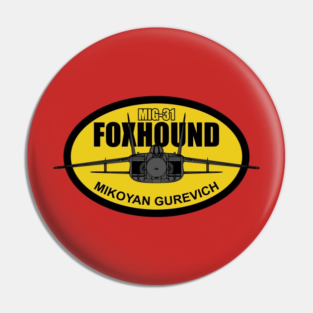 Mig-31 Foxhound Patch Pin by TCP