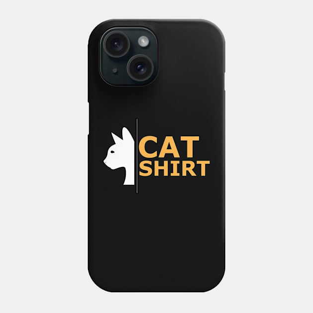 Cat Shirt Phone Case by KC Happy Shop