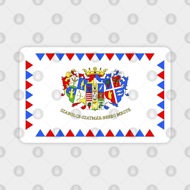 Flag of Szabolcs-Szatmár-Bereg County (Hungary) Magnet by Ziggy's