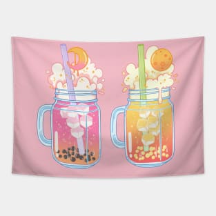 Boba drink Tapestry