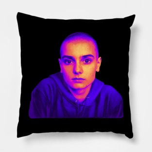 Sinead O Connor colorfull Pillow