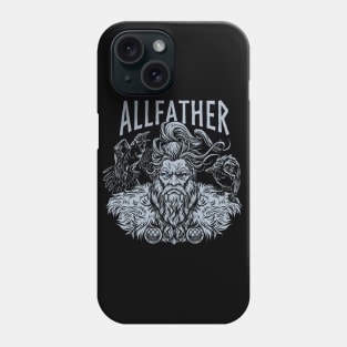 Allfather Odin Norse Pagan God Viking Mythology Huginn Muninn Phone Case