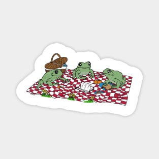 Frog Picnic Magnet