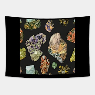 Vintage Crystals Seamless Pattern Tapestry