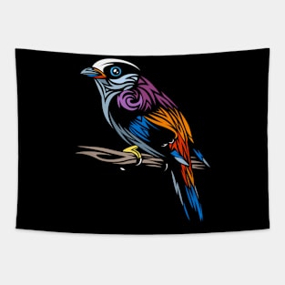 Tribal Sparrow Tropical Bird - Tapestry