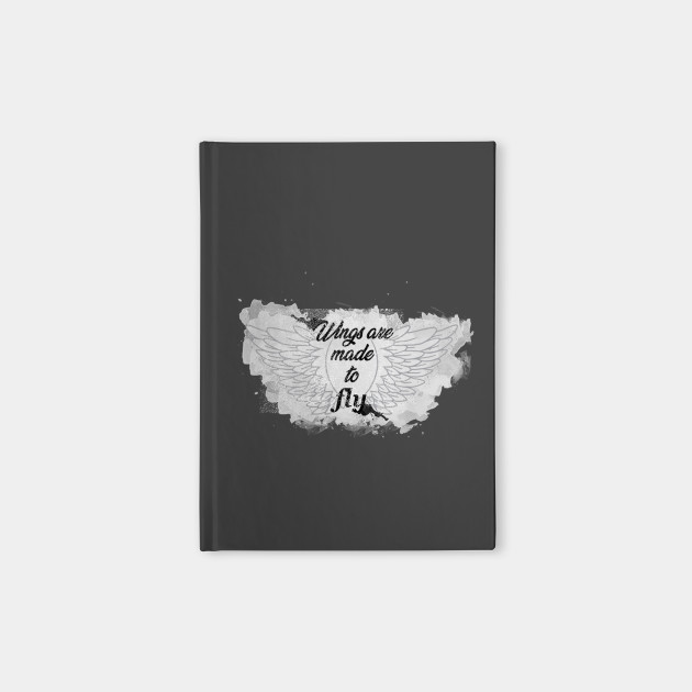 Wings Lyrics Notebook Teepublic