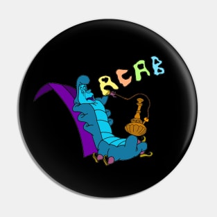 ACAB - Smoking caterpillar, Alice in Wonderland Pin