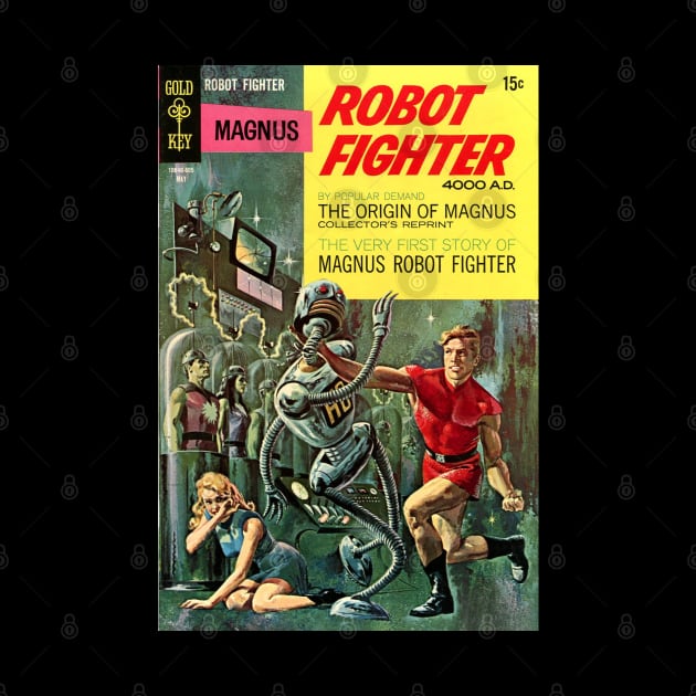 Gold Key Magnus Robot Fighter Comic Book Cover by Creative Bedouin