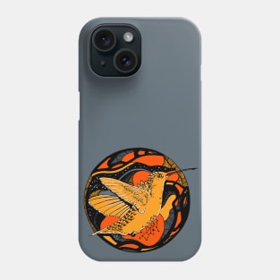 Orangrey Circle of The Hummingbird Phone Case