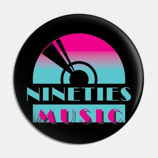 Retro Nineties Music Pin