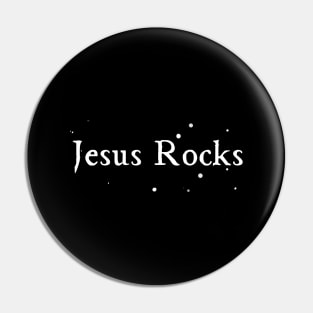 Jesus Rocks Pin