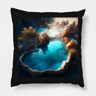 Escape to the Hot Springs Pillow