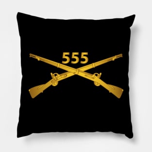 555th Infantry Regiment Branch wo Txt X 300 Pillow