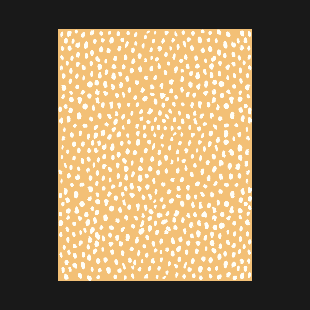 Yellow Dalmatian Print by cait-shaw