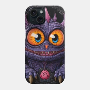 Purple Monster Phone Case