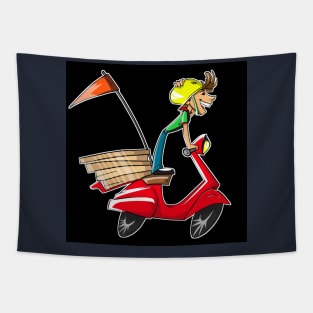 Delivery boy Tapestry