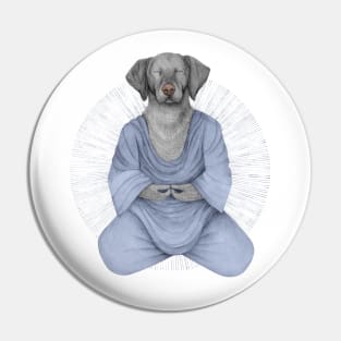 meditating dog 2 Pin