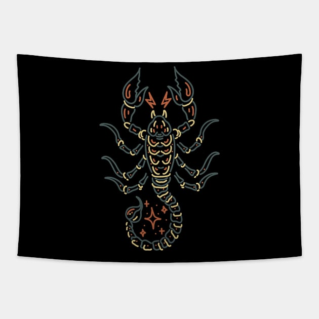 scorpion Tapestry by donipacoceng