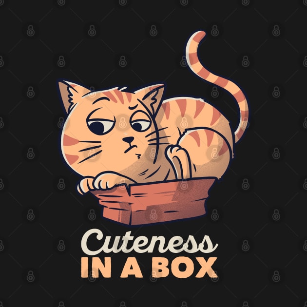 Cuteness In A Box Funny Cat Gift by eduely