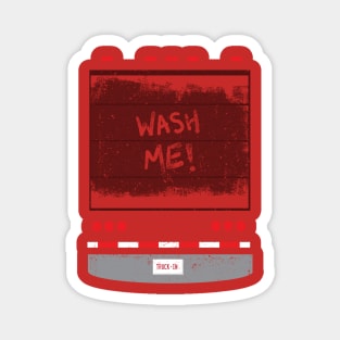 Wash Me! Truck Back Magnet