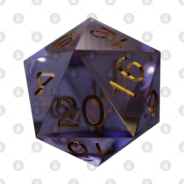 DND D20 Dice by JonHale