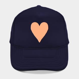 Peach Fuzz Heart Pantone Color of the Year 2024 Hat