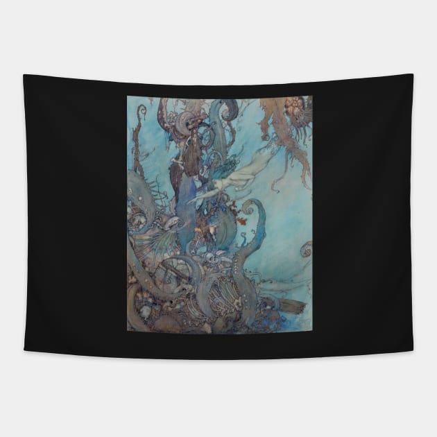 The Little Mermaid - Edmund Dulac Tapestry by forgottenbeauty