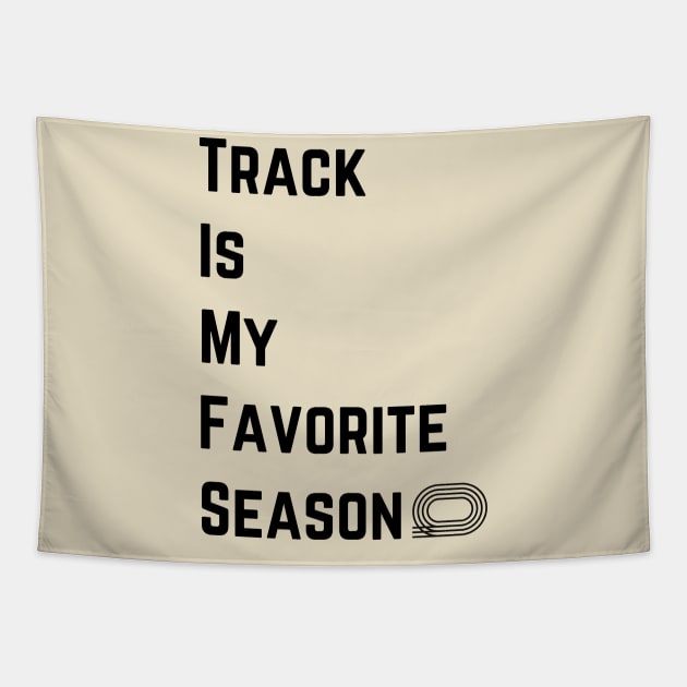 Track is my favorite season Tapestry by Track XC Life