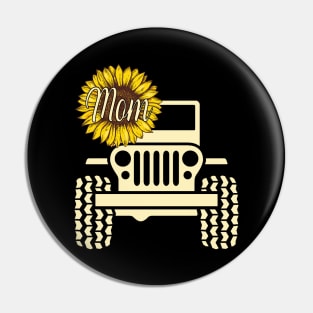 Jeep Sunflower Jeep Mom Jeep Women Pin