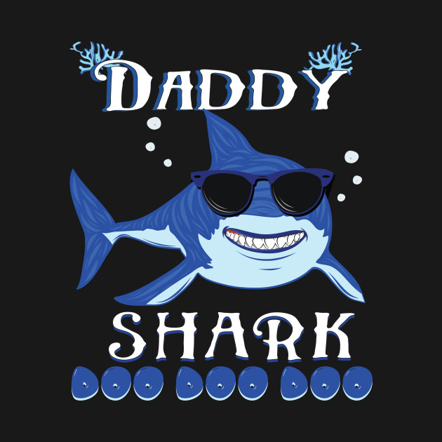Daddy Shark Doo Doo Doo - Animal - Kids T-Shirt | TeePublic