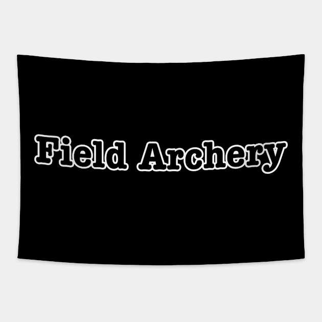 Field archery Tapestry by lenn