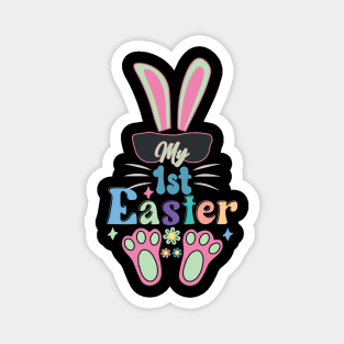 Retro My 1st Easter Baby T Shirt Design Magnet