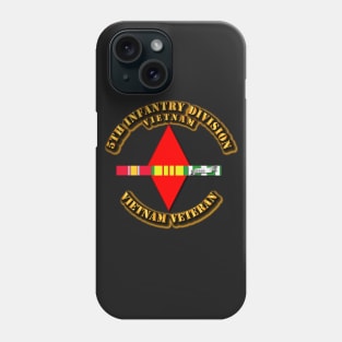 5th Infantry Division w SVC Ribbons Phone Case