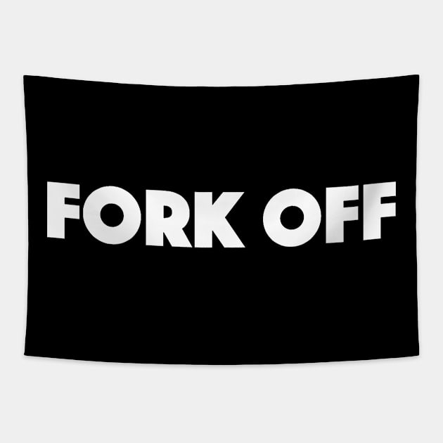 Fork Off Tapestry by Bododobird