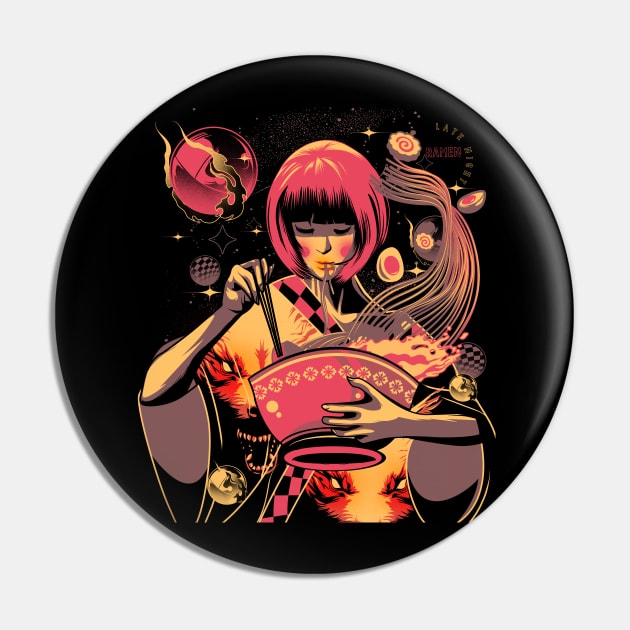 Geisha Ramen Pop Pin by Heymoonly