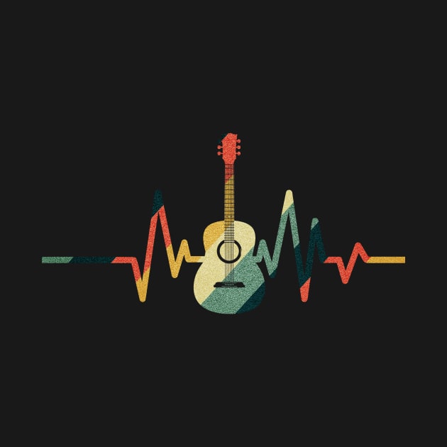 Vintage Guitar Heartbeat by SinBle