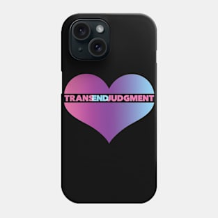 TransEndJudgment - Multicolor Heart Only Phone Case