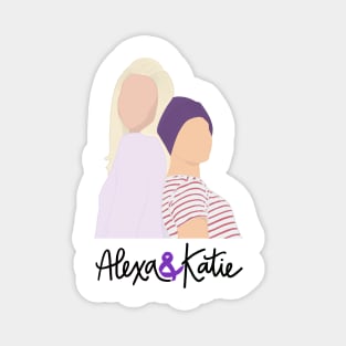 Alexa and Katie logo design Magnet