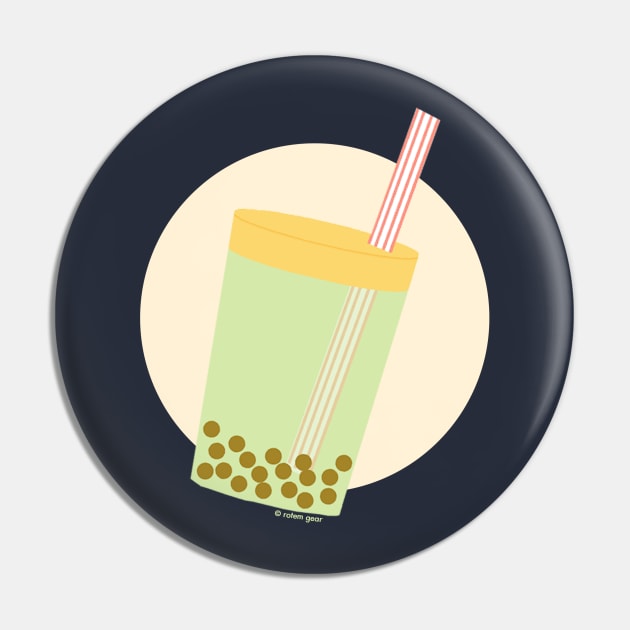 Boba Cup with Moon Pin by jrotem