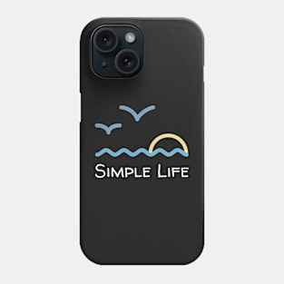 Simple Life - Birds Over Water Phone Case