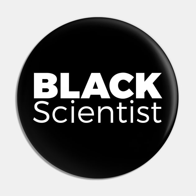 Black Scientist Pin by RedYolk