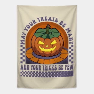 May Your Treats Be Many Positive Halloween Tapestry