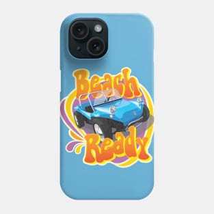 Beach Ready Buggy in blue Phone Case