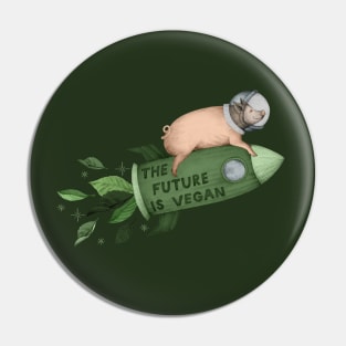 space pig - green Pin