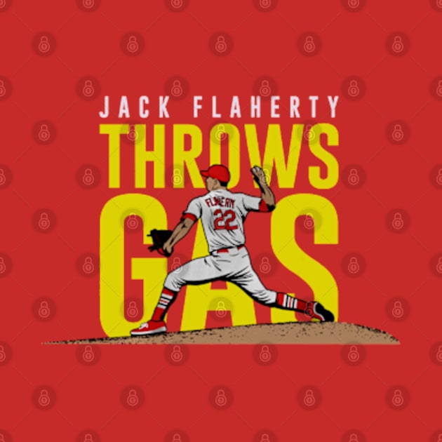 Jack Flaherty Throws Gas by KraemerShop