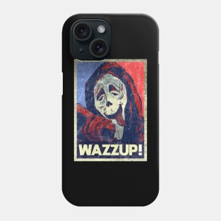 Wazzup in Hope, Distressed, Vintage Poster Style Phone Case